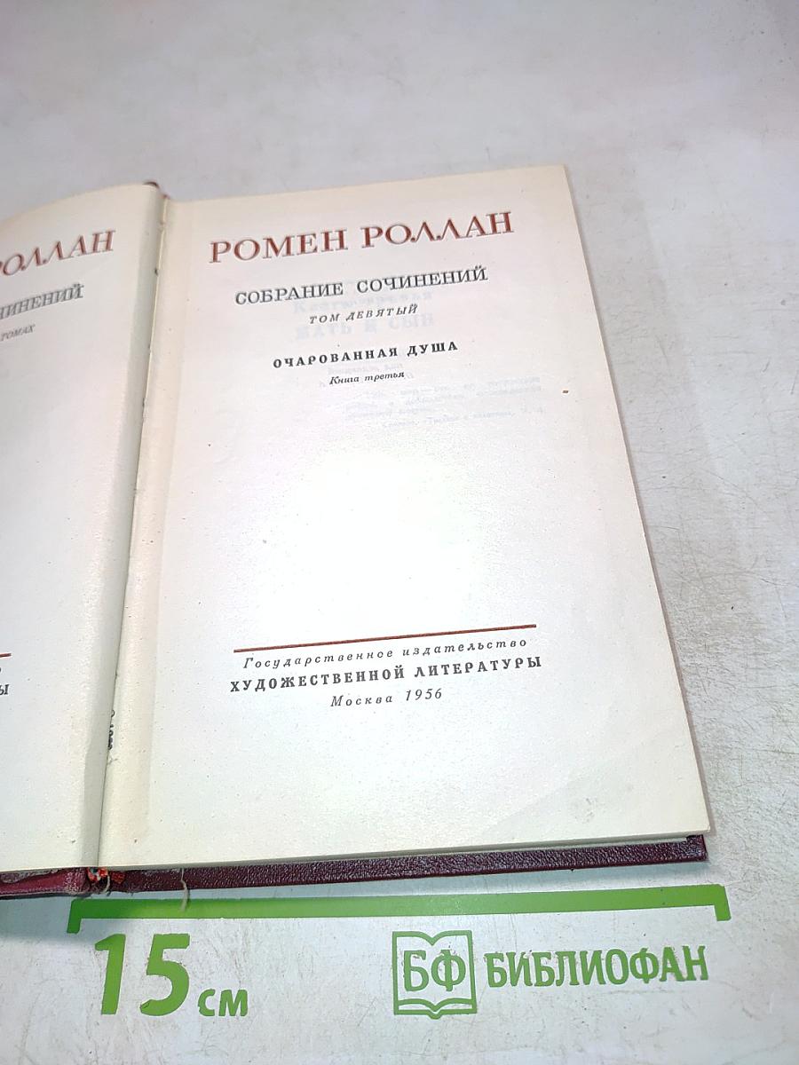 Собрание сочинений. Том девятый. Очарованная душа. Книга третья
