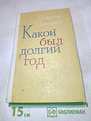 Какой был долгий год