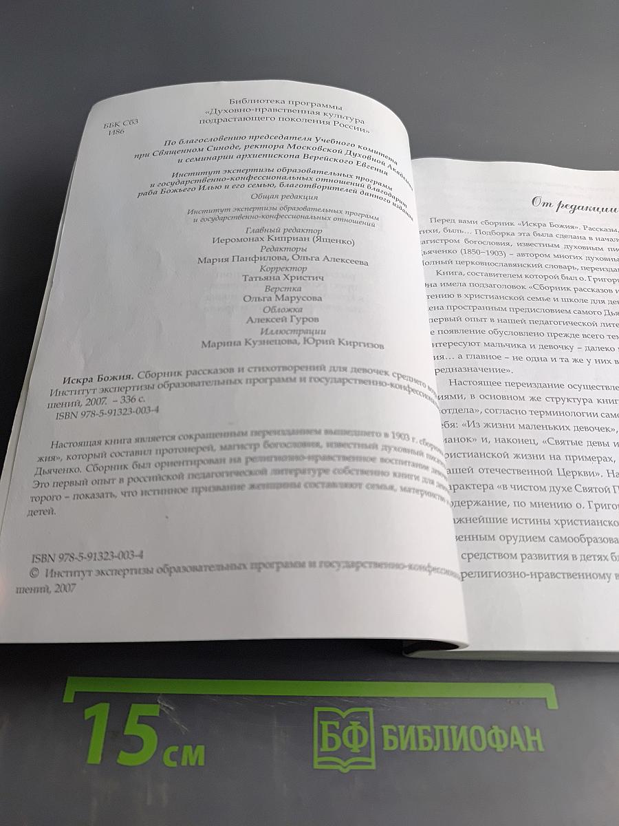 Искра Божия. Сборник рассказов для девочек