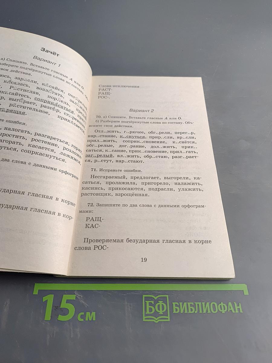 Русский язык. Правила и упражнения. 6 класс
