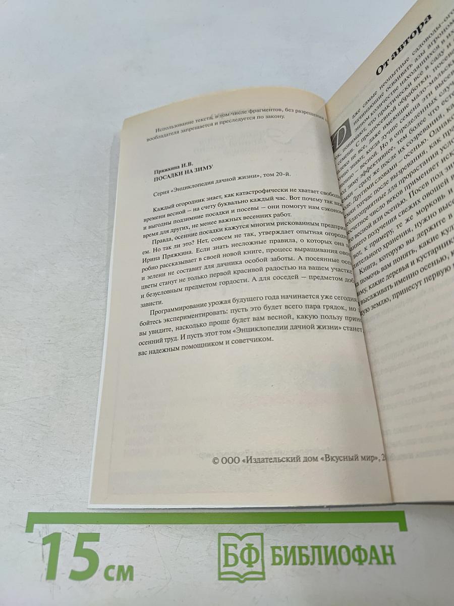 Посадки на зиму