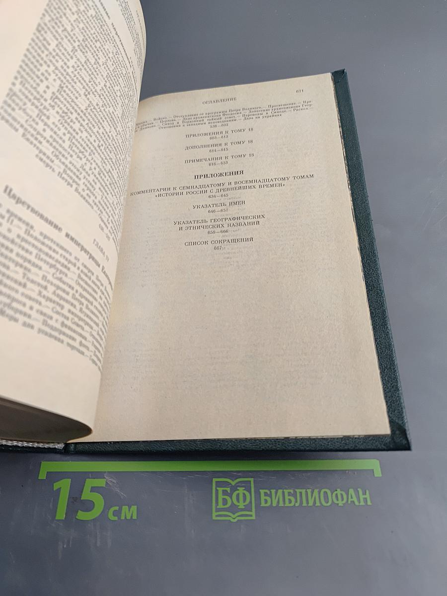 Сочинения. Книга IX. История России с древнейших времен. Тома 17-18