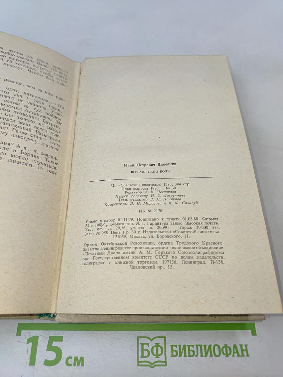 Возьму твою боль