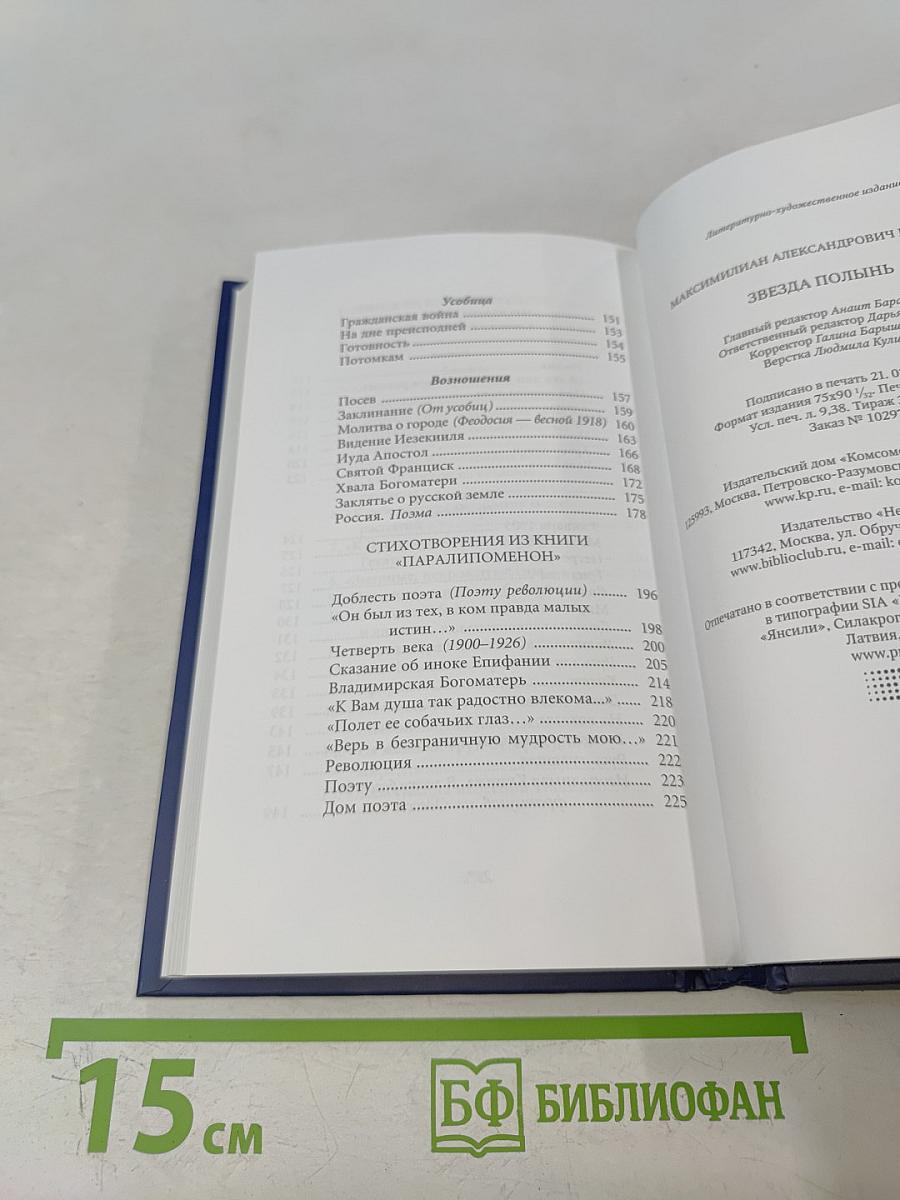 Максимилиан Волошин. Звезда полынь