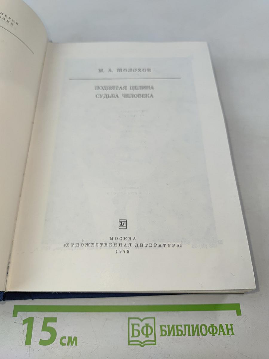 Поднятая целина. Судьба человека