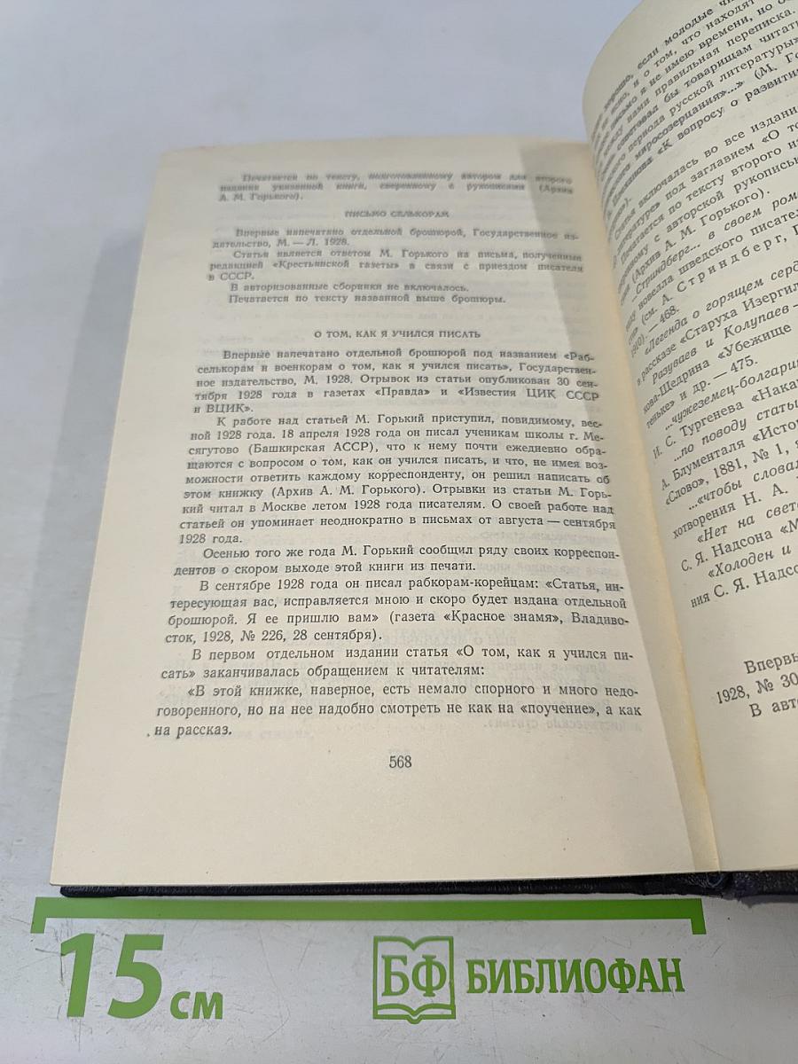 Максим Горький. Статьи, речи, приветствия. Том 24. 1907-1928