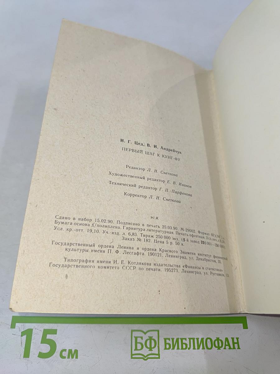 Первый шаг к кунг-фу