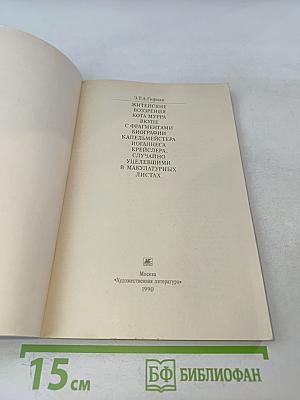 Житейские воззрения кота Мурра