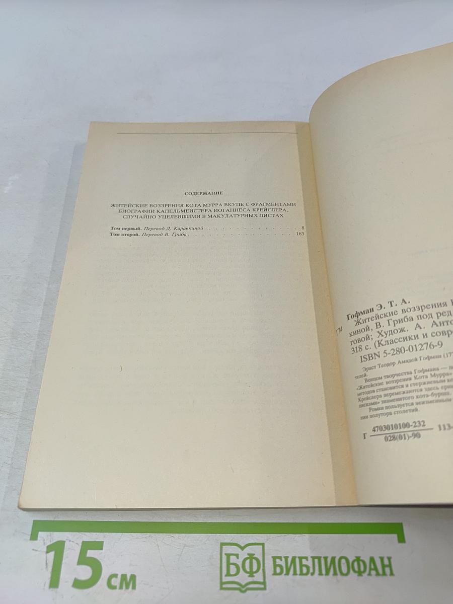 Житейские воззрения кота Мурра