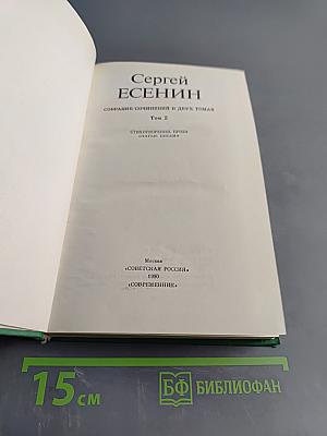 Собрание сочинений в двух томах. Том 2. Стихотворения, проза, статьи, письма