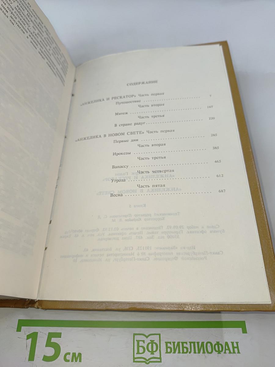 Анжелика и Рескатор. Анжелика в новом свете. Книга 5