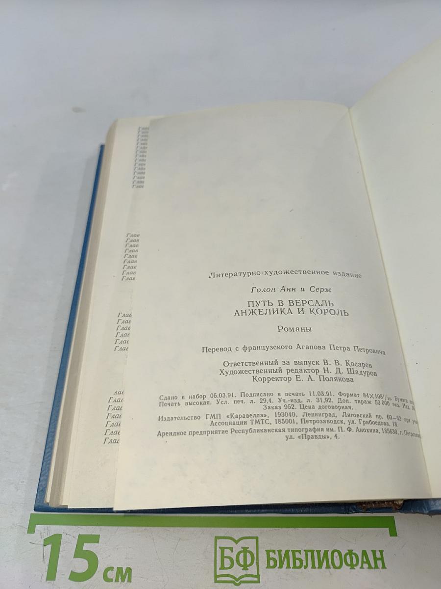 Путь в Версаль. Анжелика и король