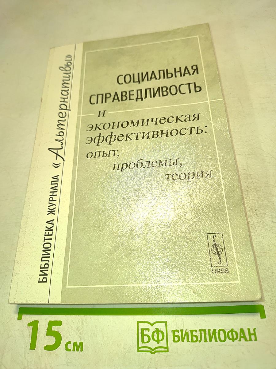 Социальная справедливость и экономическая эффективность: опыт, проблемы, теория
