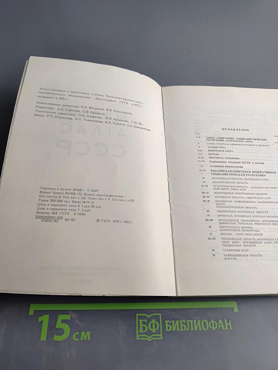 Малый атлас СССР