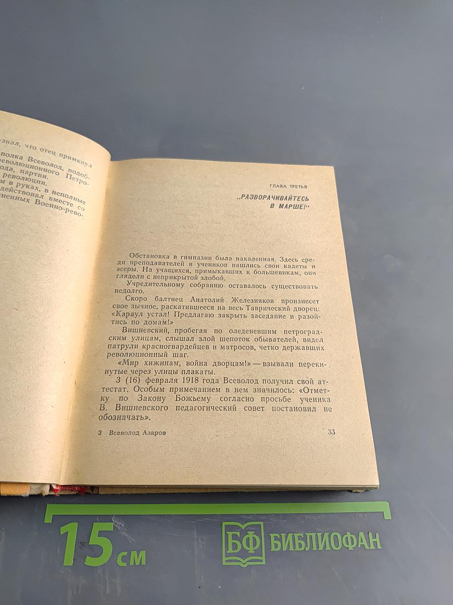 Всеволод Вишневский. Документальная повесть