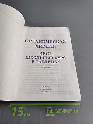 Органическая химия. Весь школьный курс в таблицах