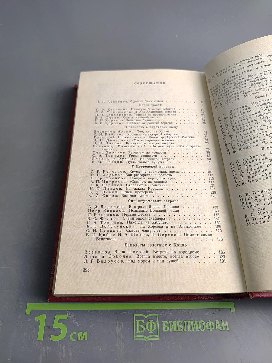 Гангут. Сборник воспоминаний о героической обороне полуострова Ханко в период 1941-1944 гг. в годы Великой Отечественной войны