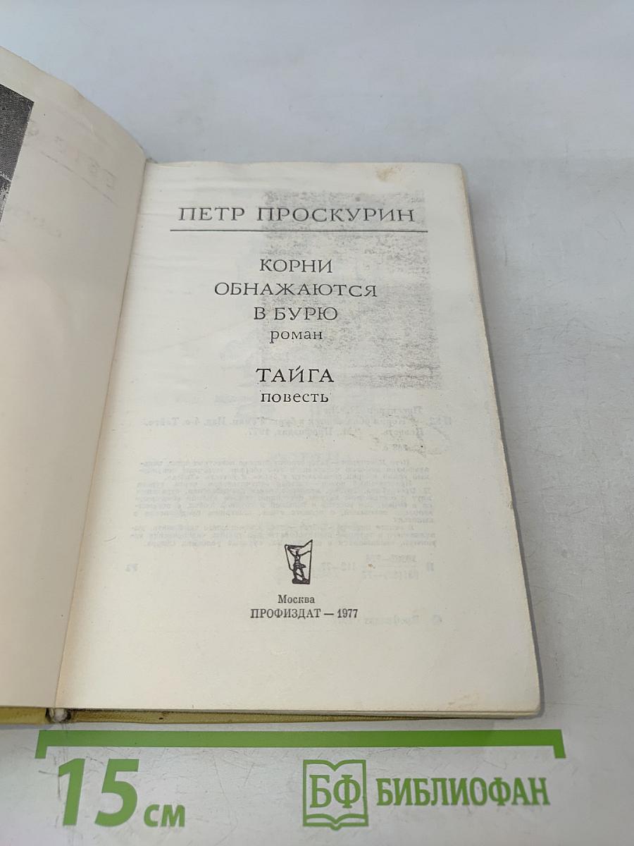 Корни обнажаются в бурю