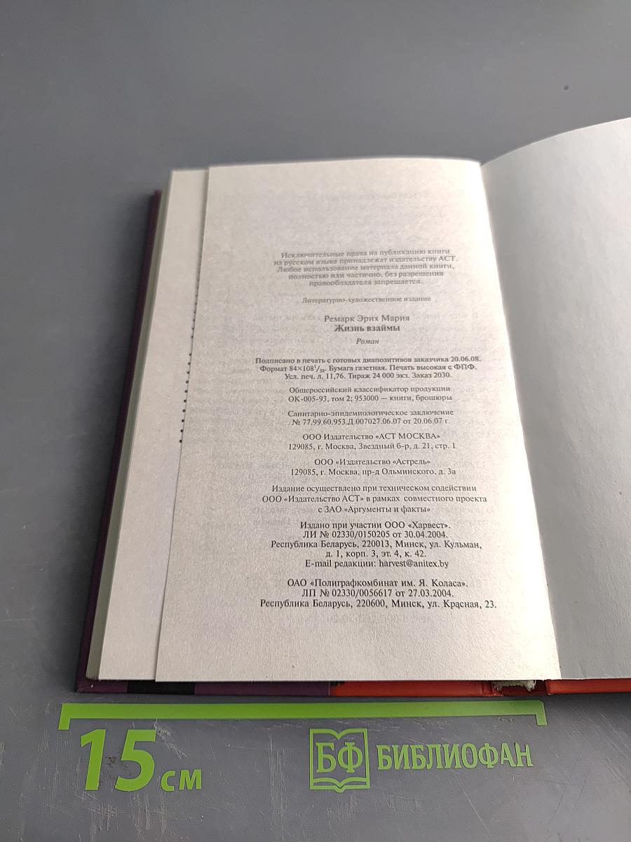 Жизнь взаймы