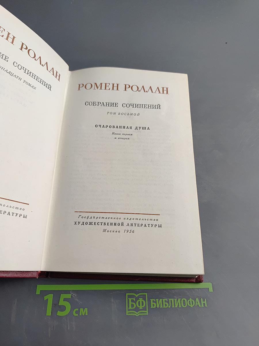 Собрание сочинений. Том 8. Очарованная душа. Книги первая и вторая