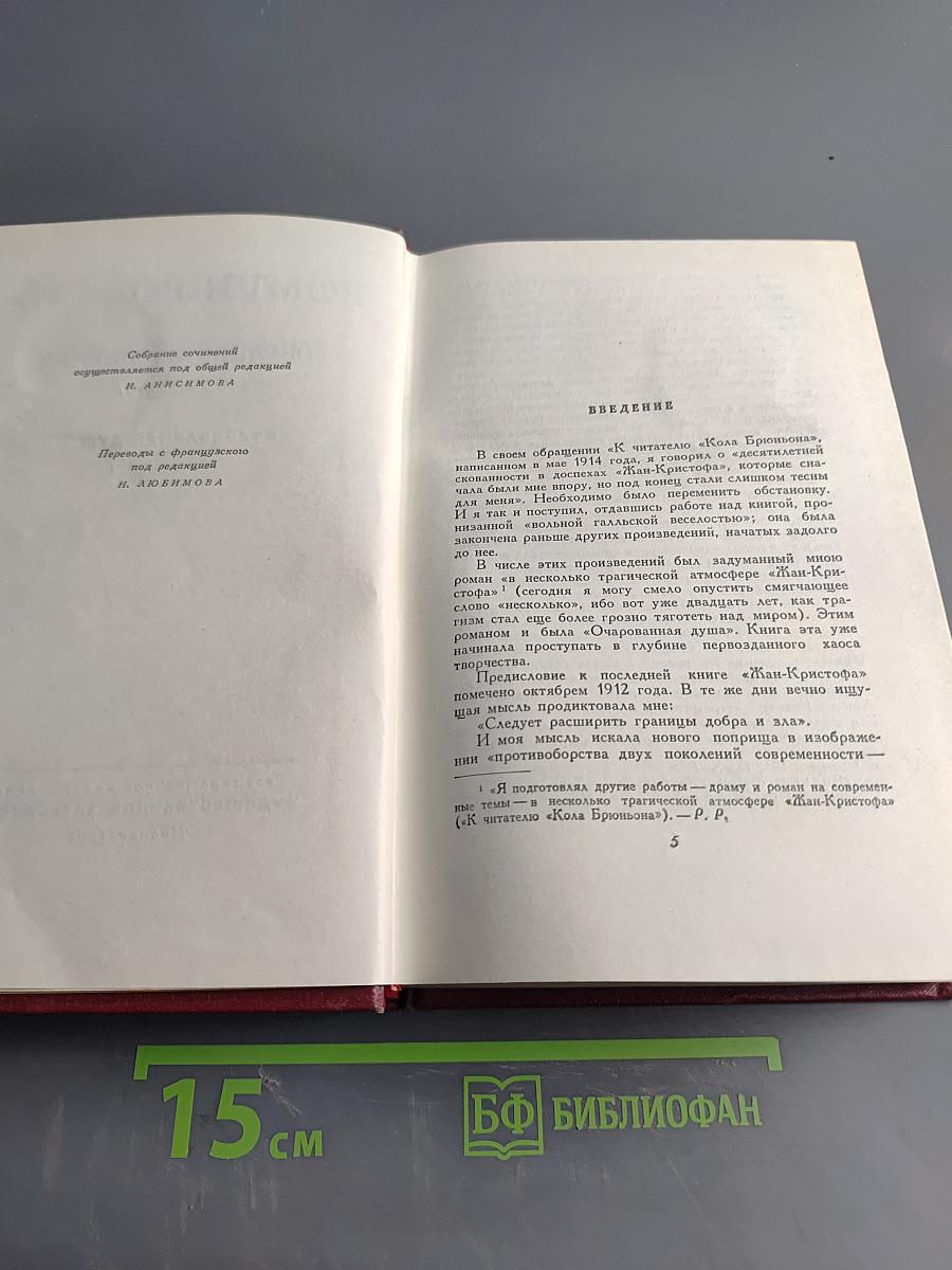 Собрание сочинений. Том 8. Очарованная душа. Книги первая и вторая