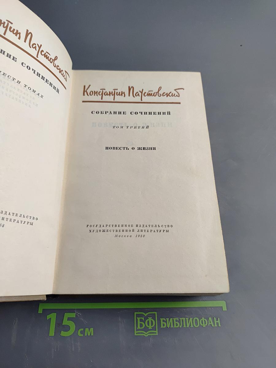 Повесть о жизни. Том третий