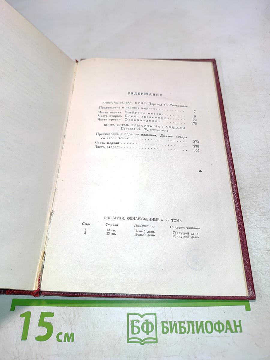 Собрание сочинений. Том Четвертый. Жан-Кристоф. Юность четвертая и пятая