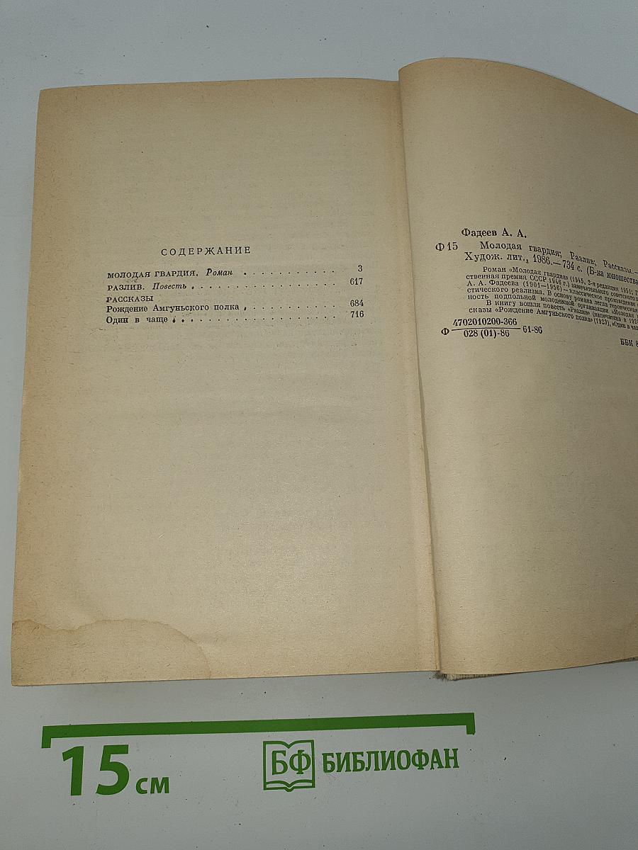 Молодая гвардия. Разлив. Рассказы