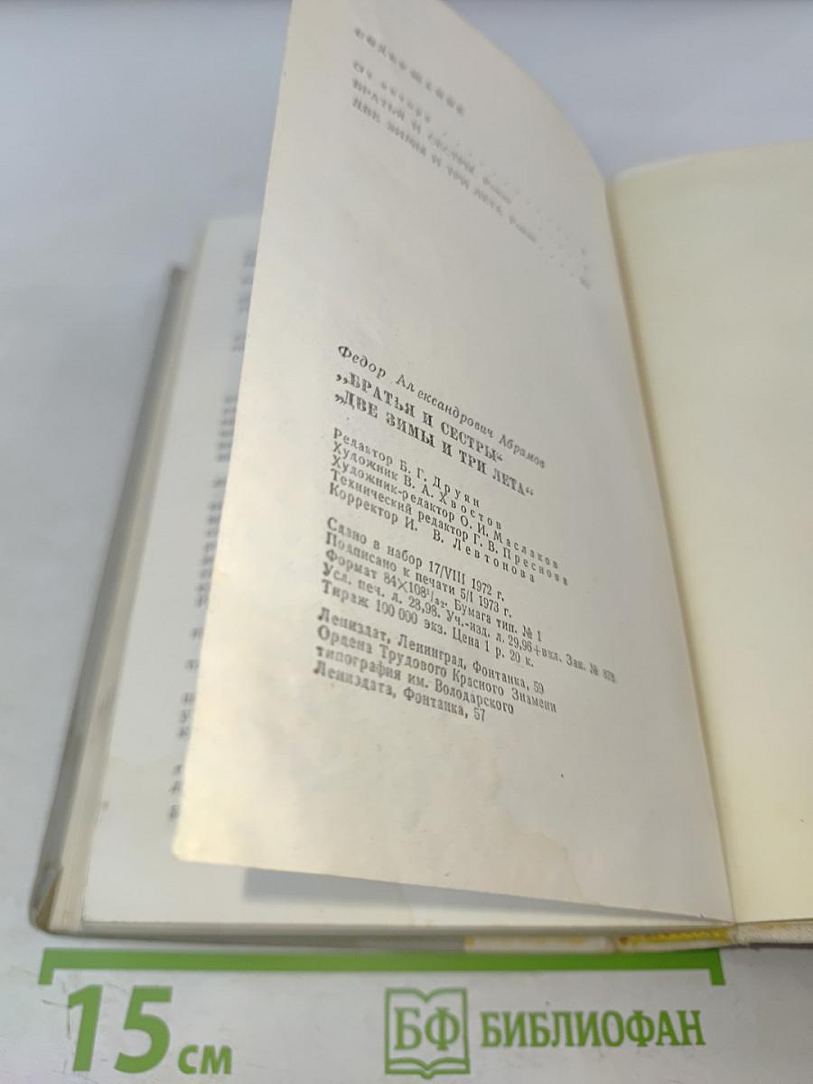 Братья и сестры. Две зимы и три лета