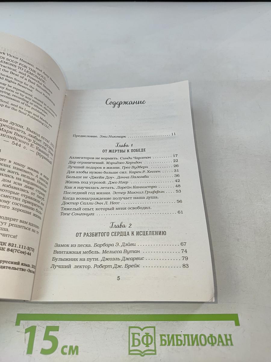 Куриный бульон для души. Выход есть!
