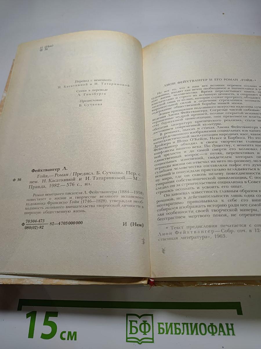 Гойя, или Тяжкий путь познания