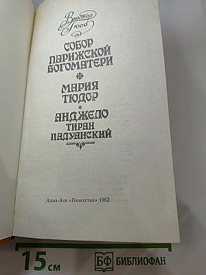 Собор Парижской Богоматери. Мария Тюдор. Анджело, тиран Падуанский