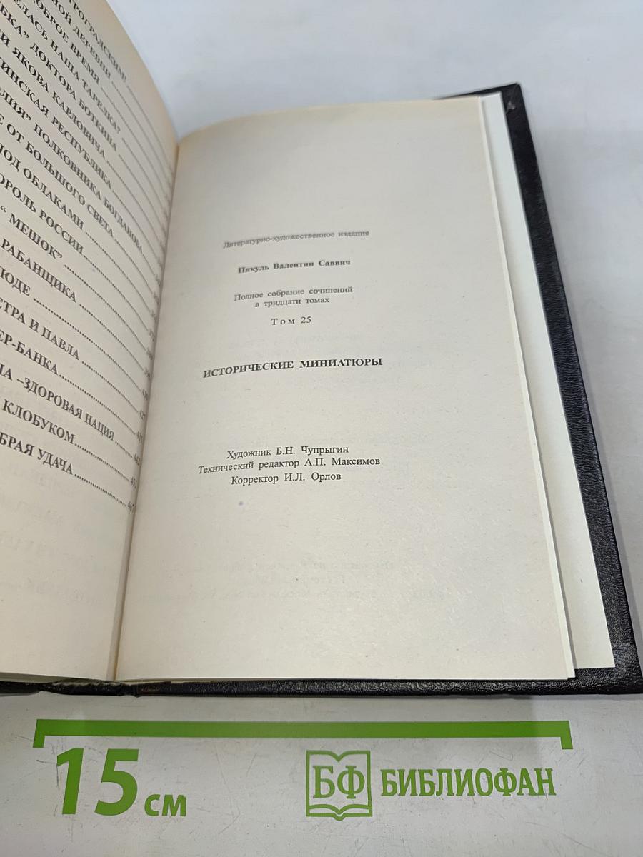 Исторические миниатюры. Том 25