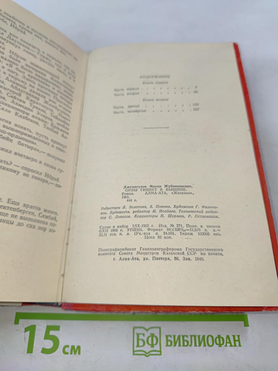 Орлы гибнут в вышине