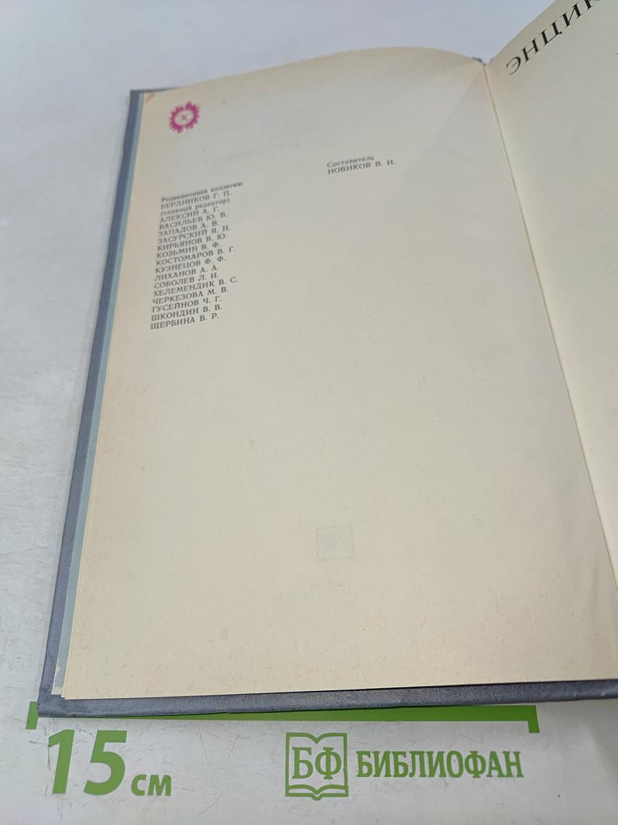 Энциклопедический словарь юного литературоведа