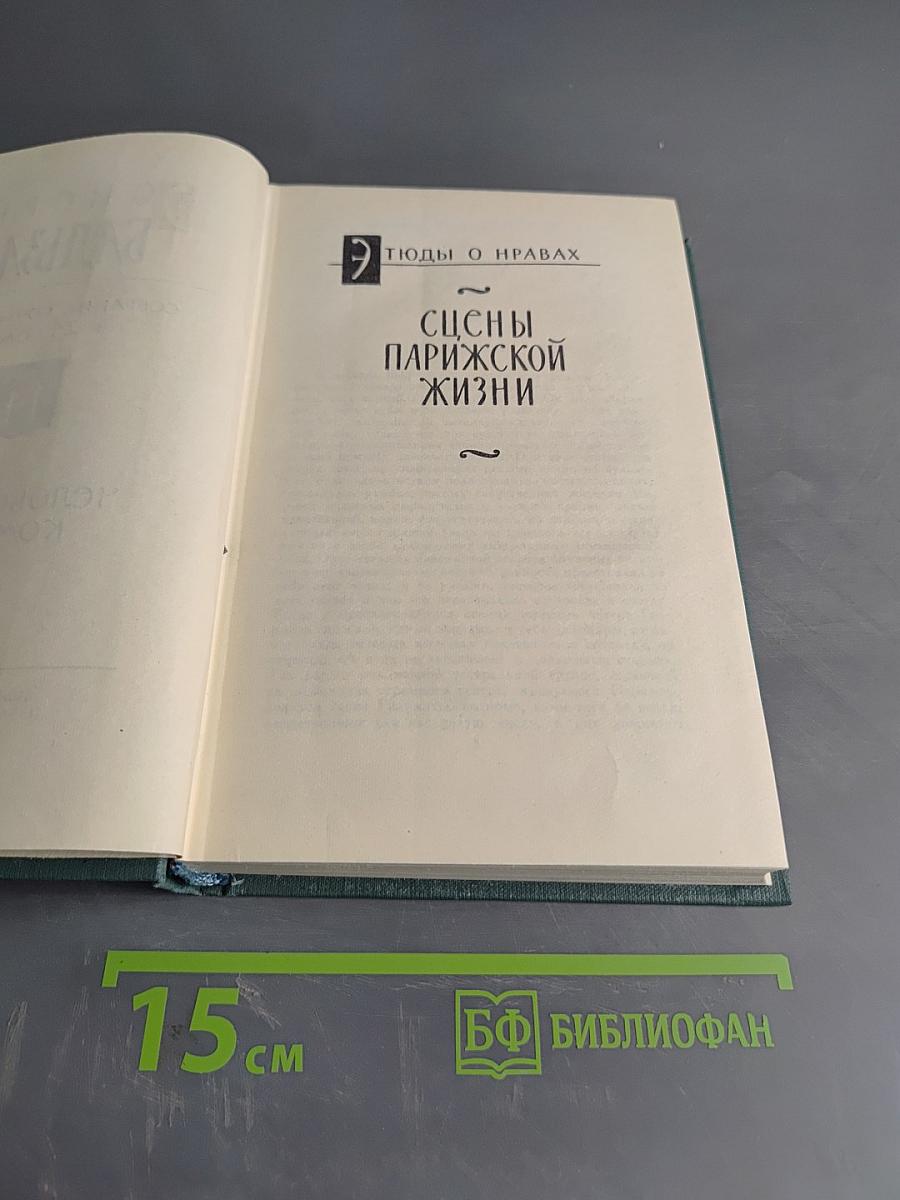 Человеческая комедия. Сцены парижской жизни. Том 1