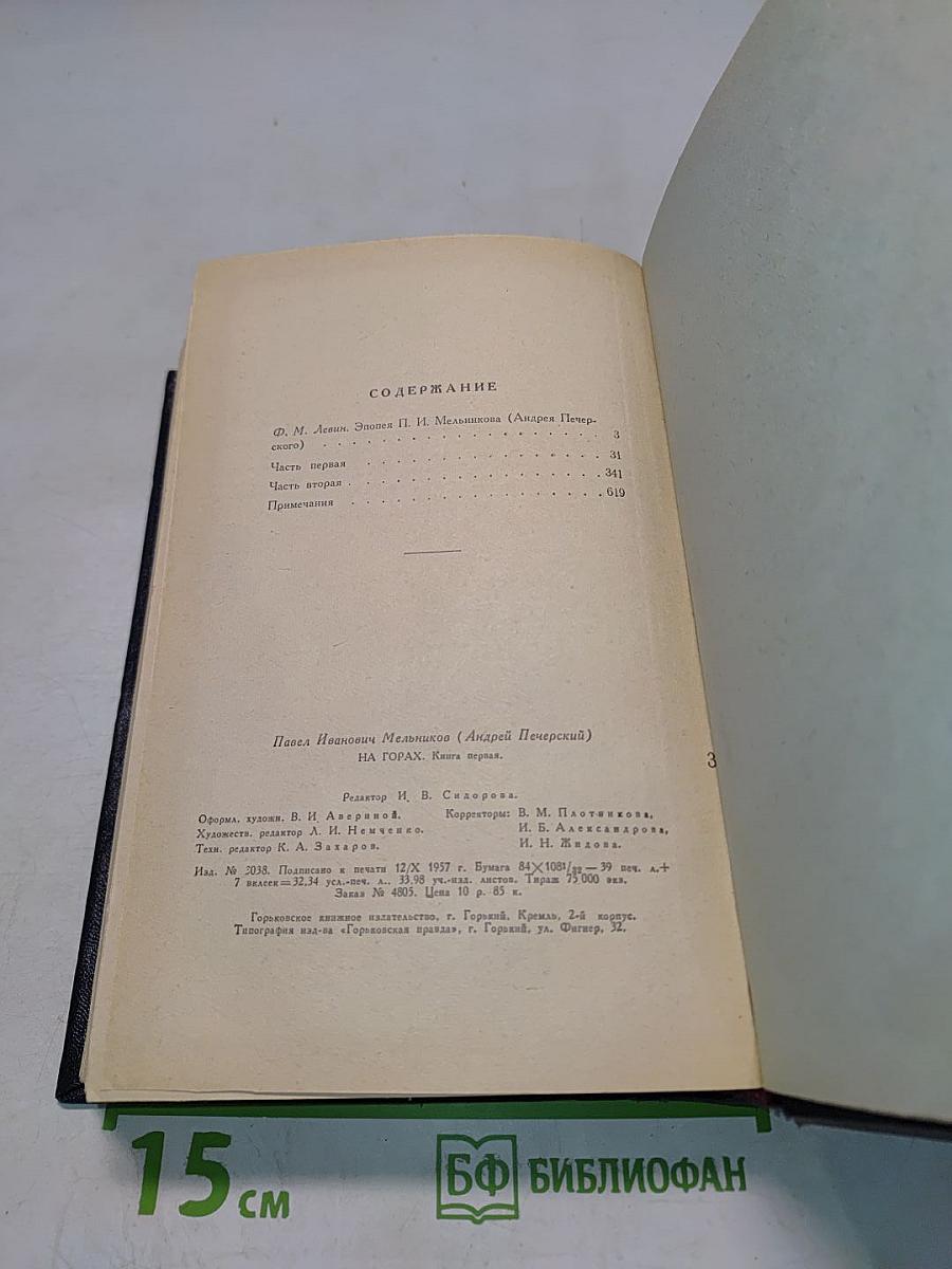 На горах. Книга первая