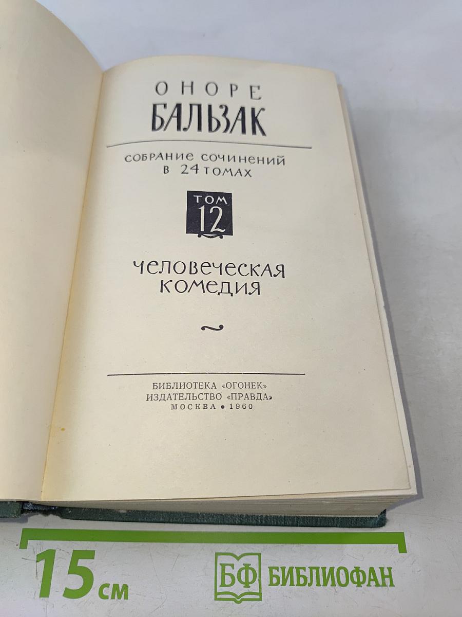 Сцены парижской жизни. Человеческая комедия. Том 12