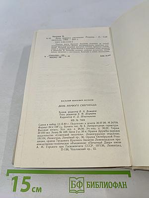 День первого снегопада