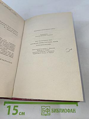 Жуковский. Жизнь Тургенева. Чехов. Литературные биографии