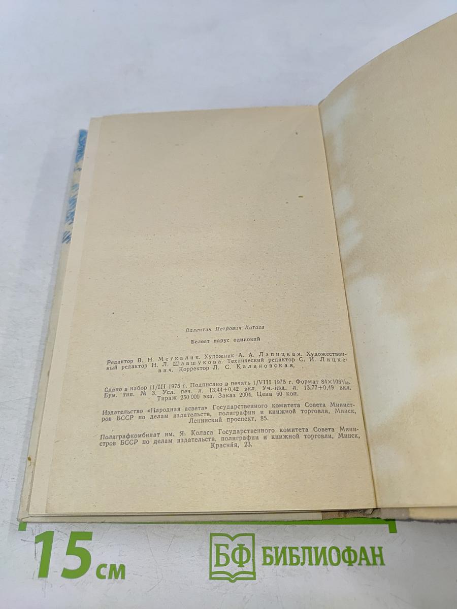 Белеет парус одинокий