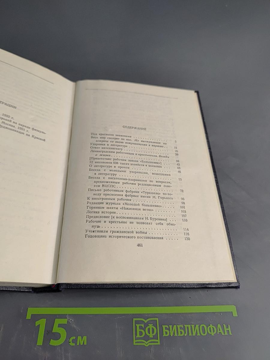 М. Горький. Статьи, речи, приветствия. Том 26