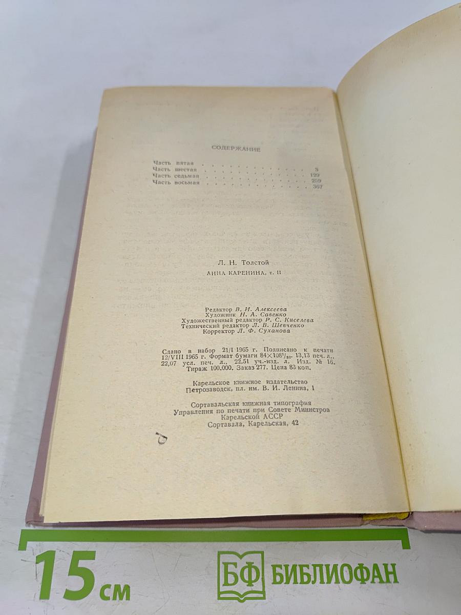 Анна Каренина. Том II