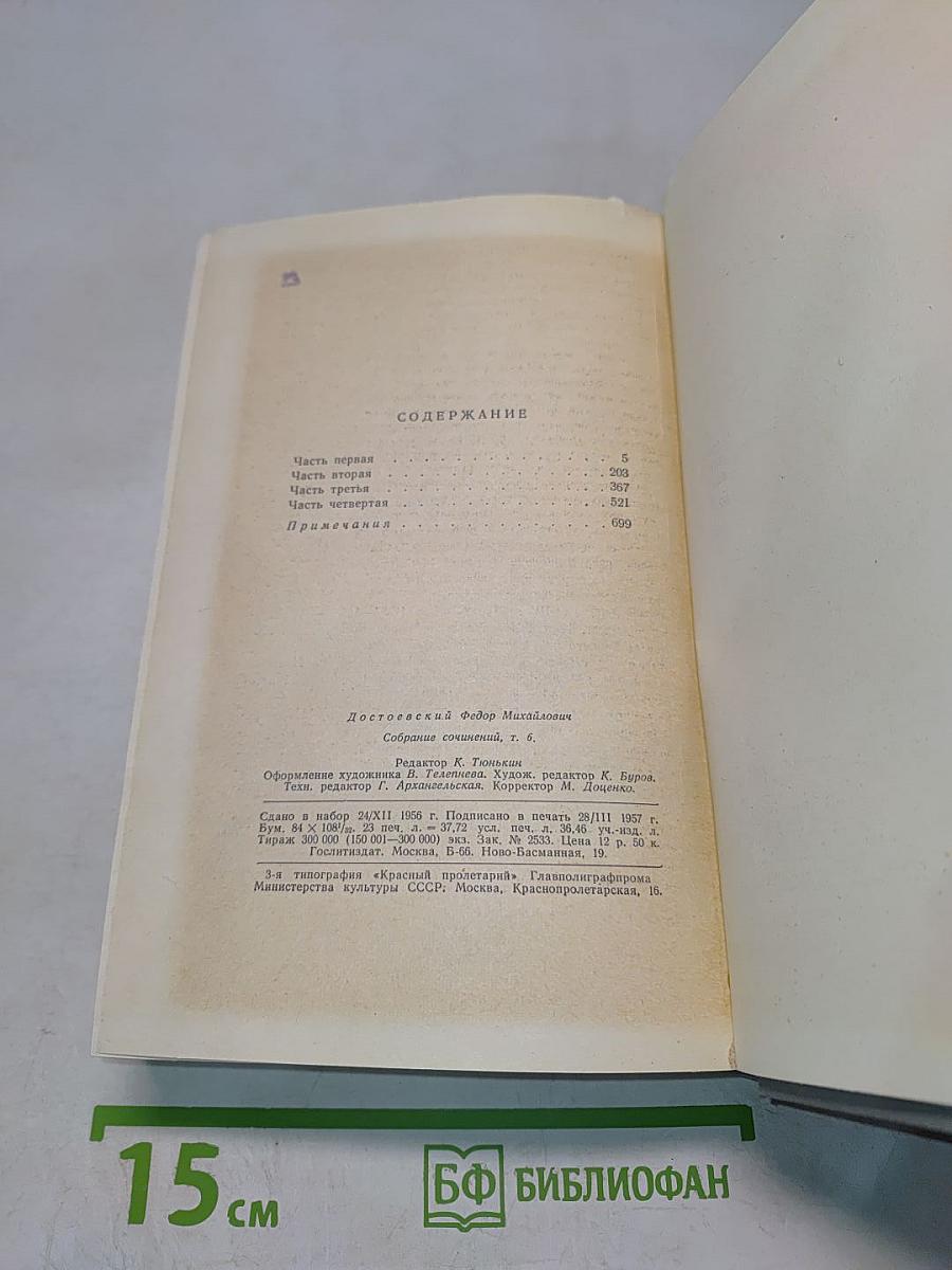 Собрание сочинений. Том шестой. Идиот