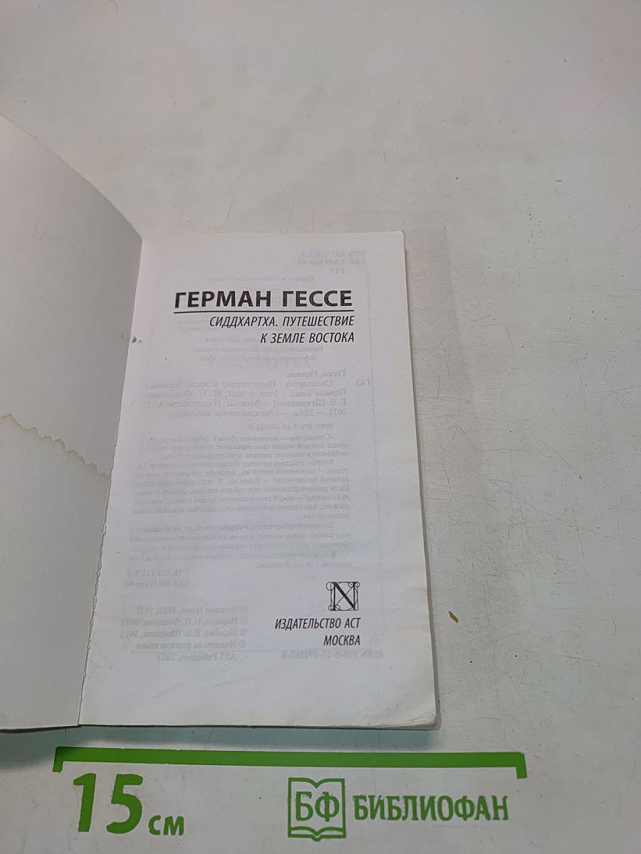 Сиддхартха. Путешествие к Земле Востока