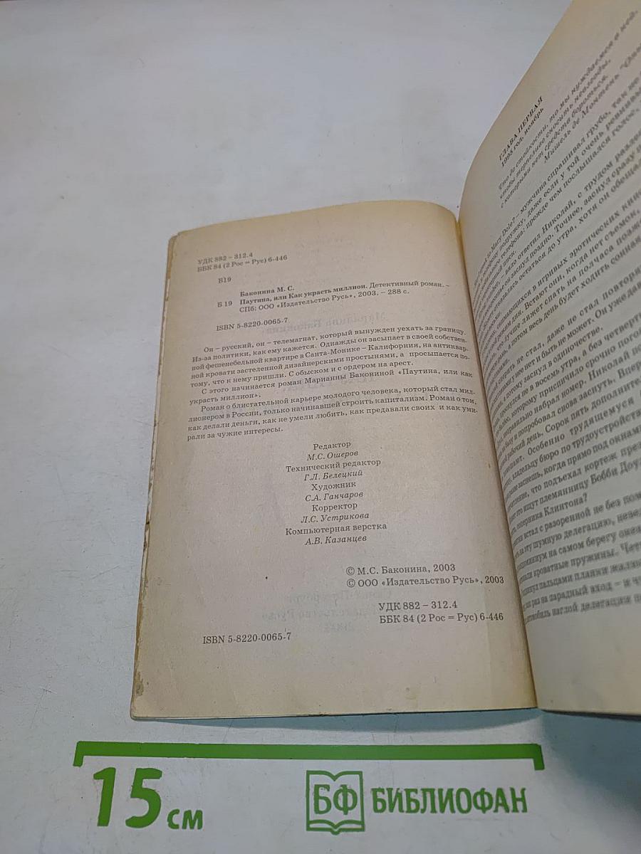 Паутина, или как украсть миллион