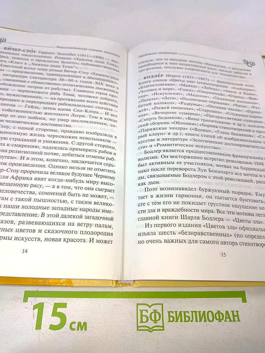 Зарубежная литература. Энциклопедический словарь школьника