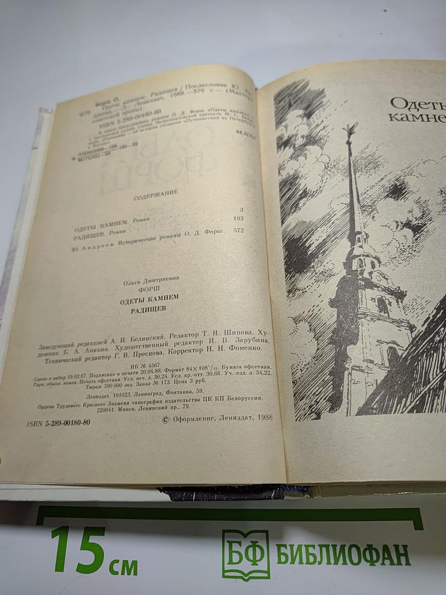 Одеты камнем. Радищев