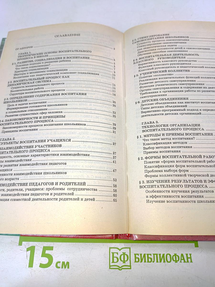 Организация воспитательного процесса в школе