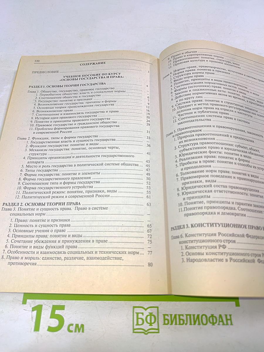 Основы государства и права